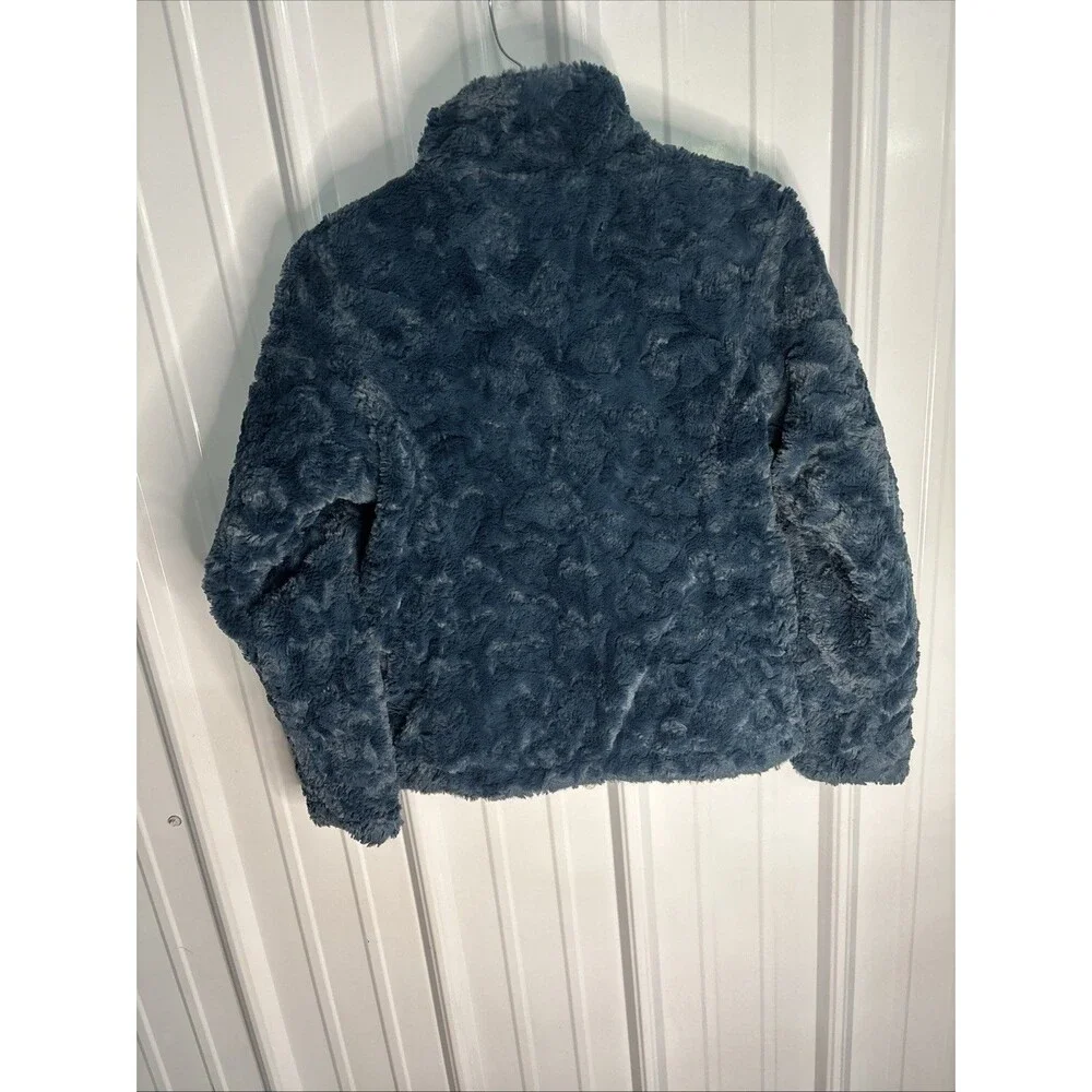 The North Face Mossbud Girls Reversible Jacket Size Med 10/12 EUC